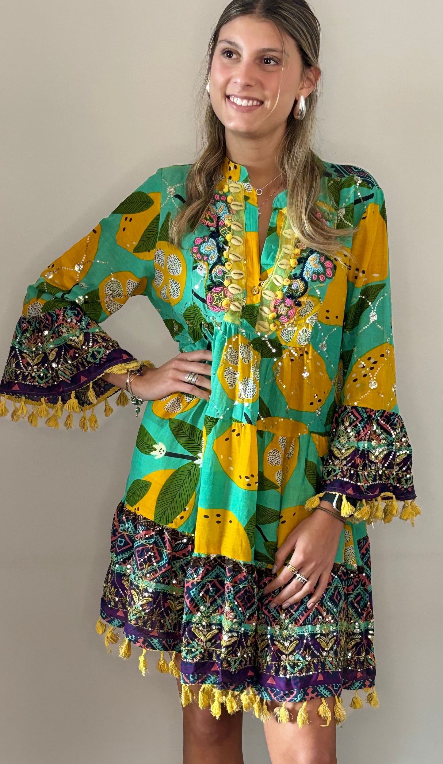 Vestido corto Antica