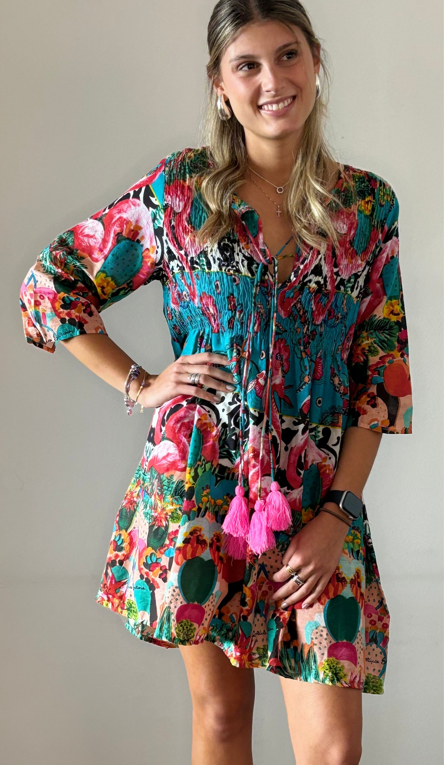 Vestido corto Antica