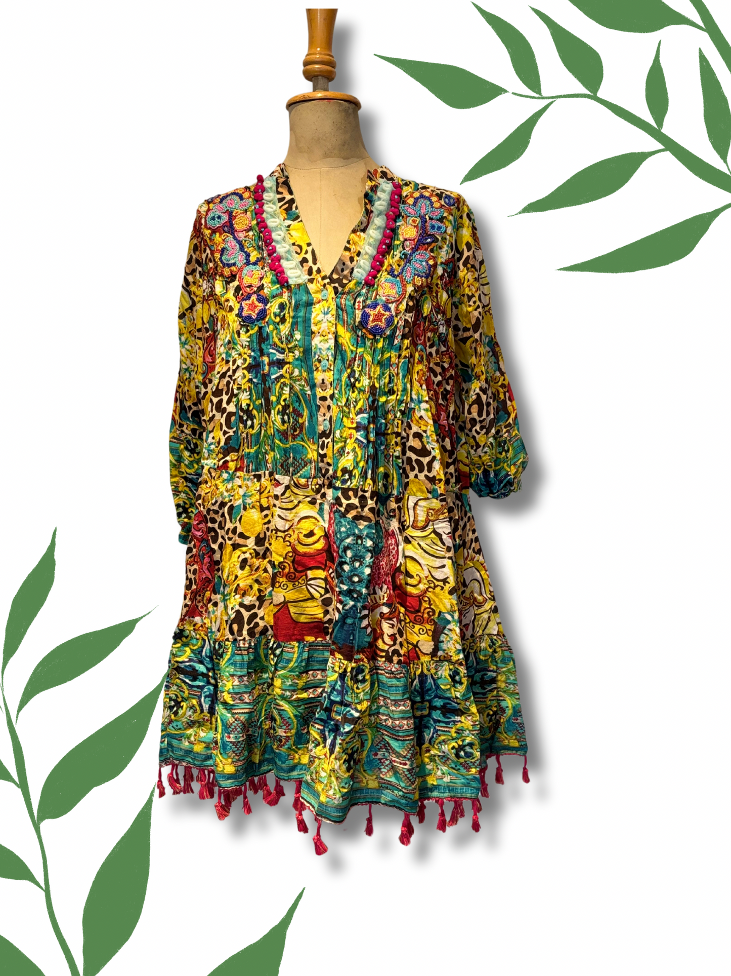 Vestido corto Antica