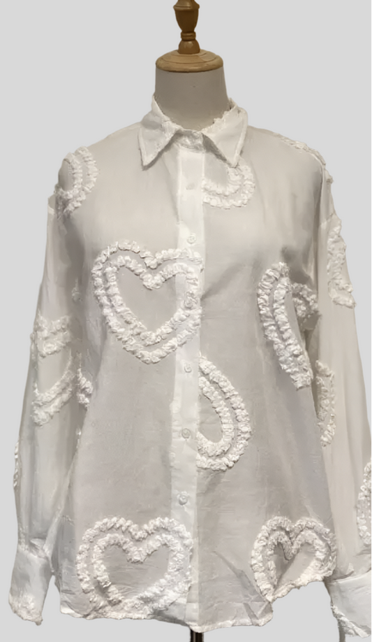 Blusa corazones
