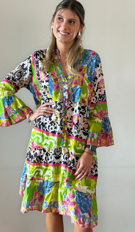 Vestido corto Antica