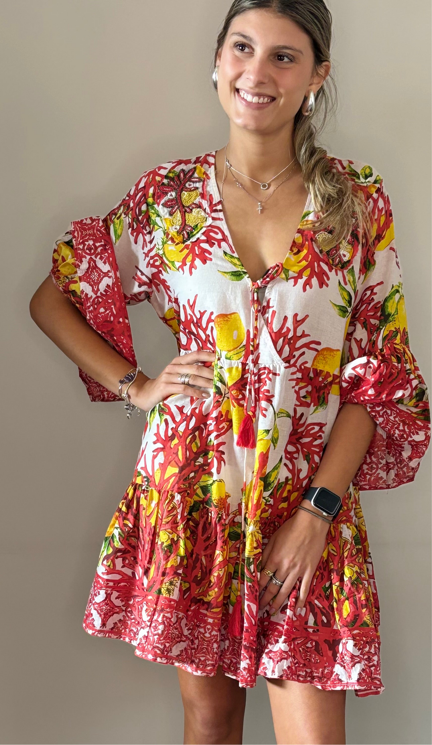 Vestido corto Antica