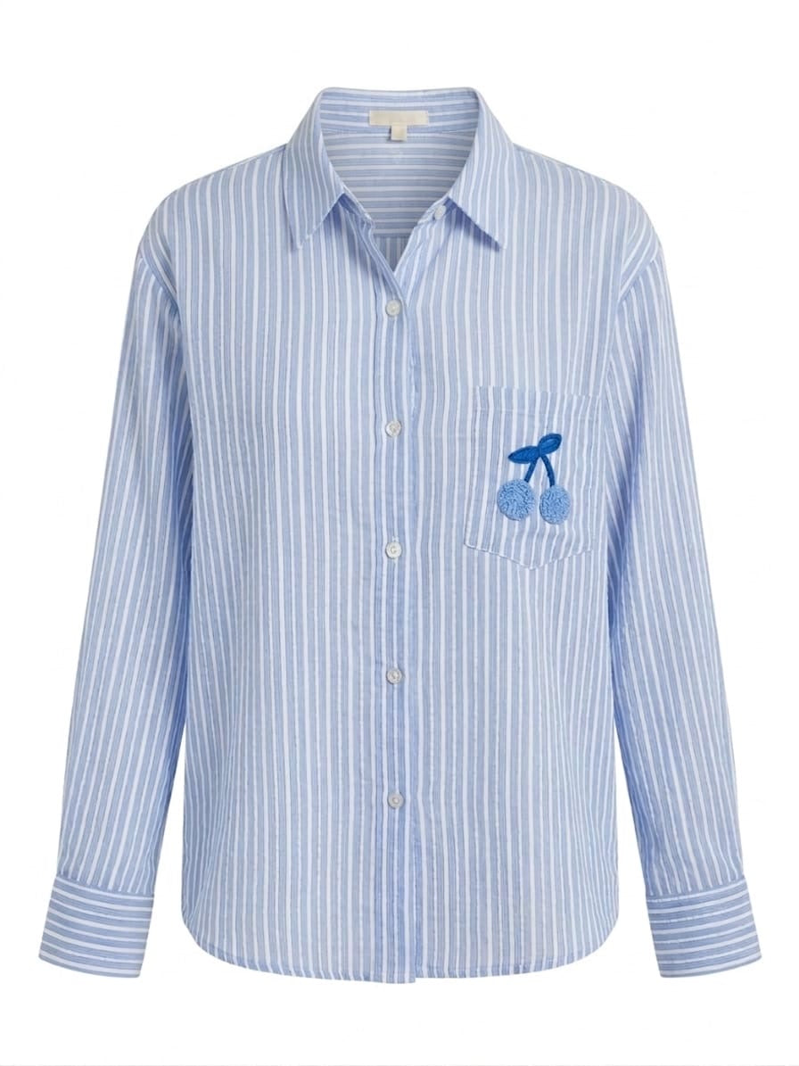 Camisa algodón detalle bolsillo