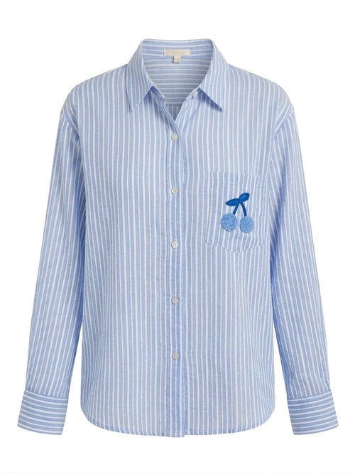 Camisa algodón detalle bolsillo