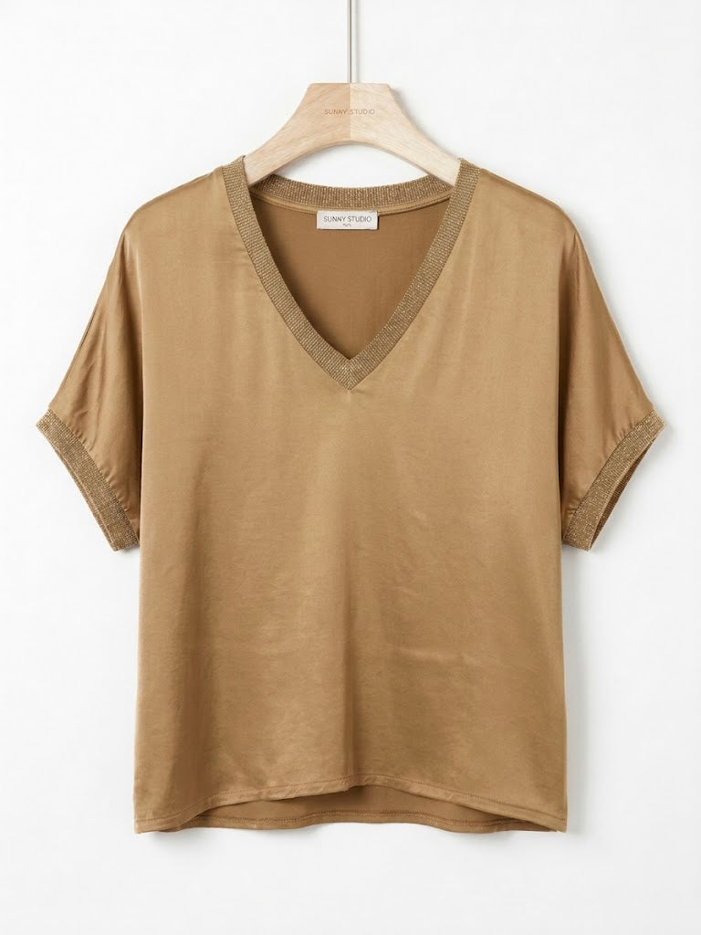 Y-Shirt viscosa