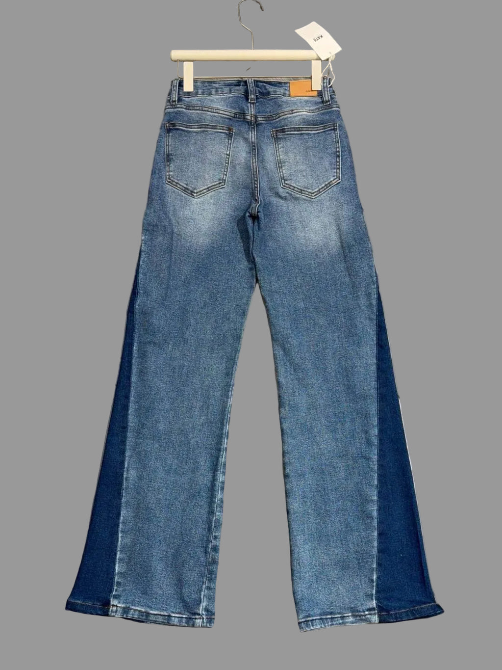 Jean wide leg paneles