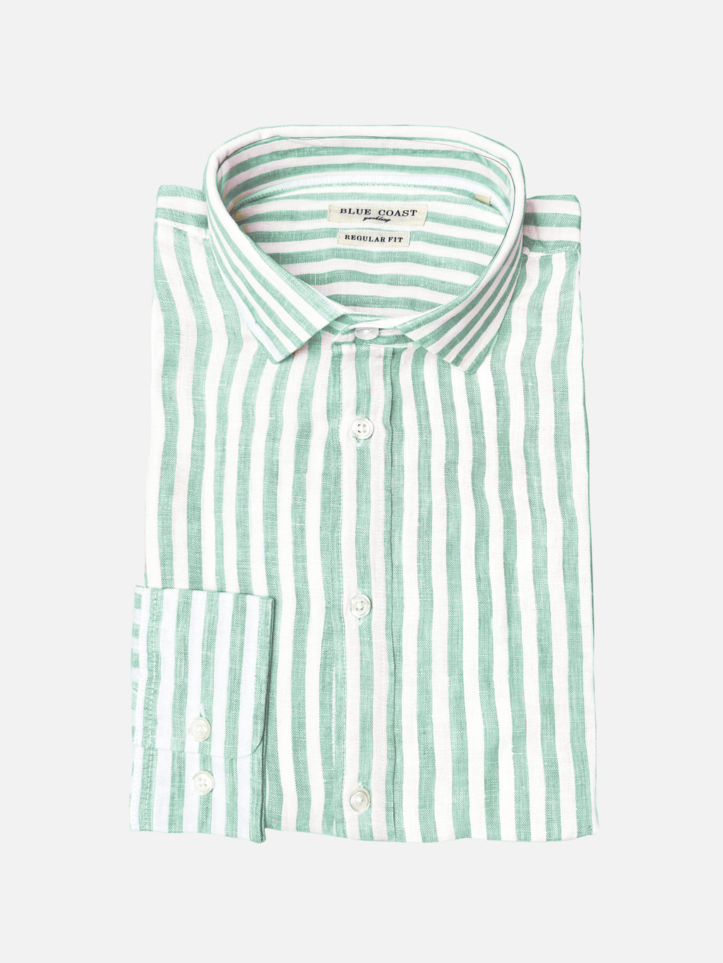 Camisa lino rayas