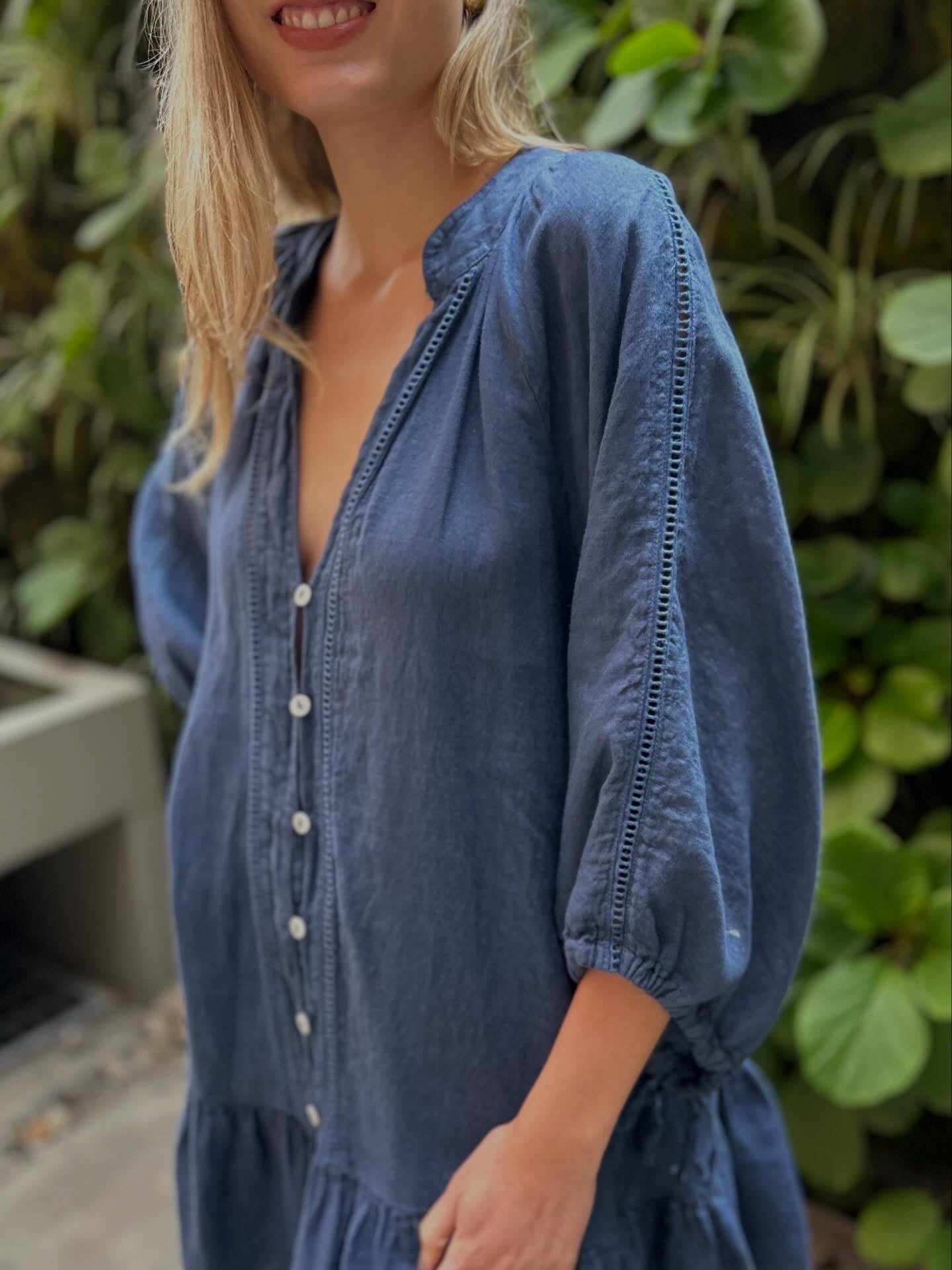 Vestido Lino Mini