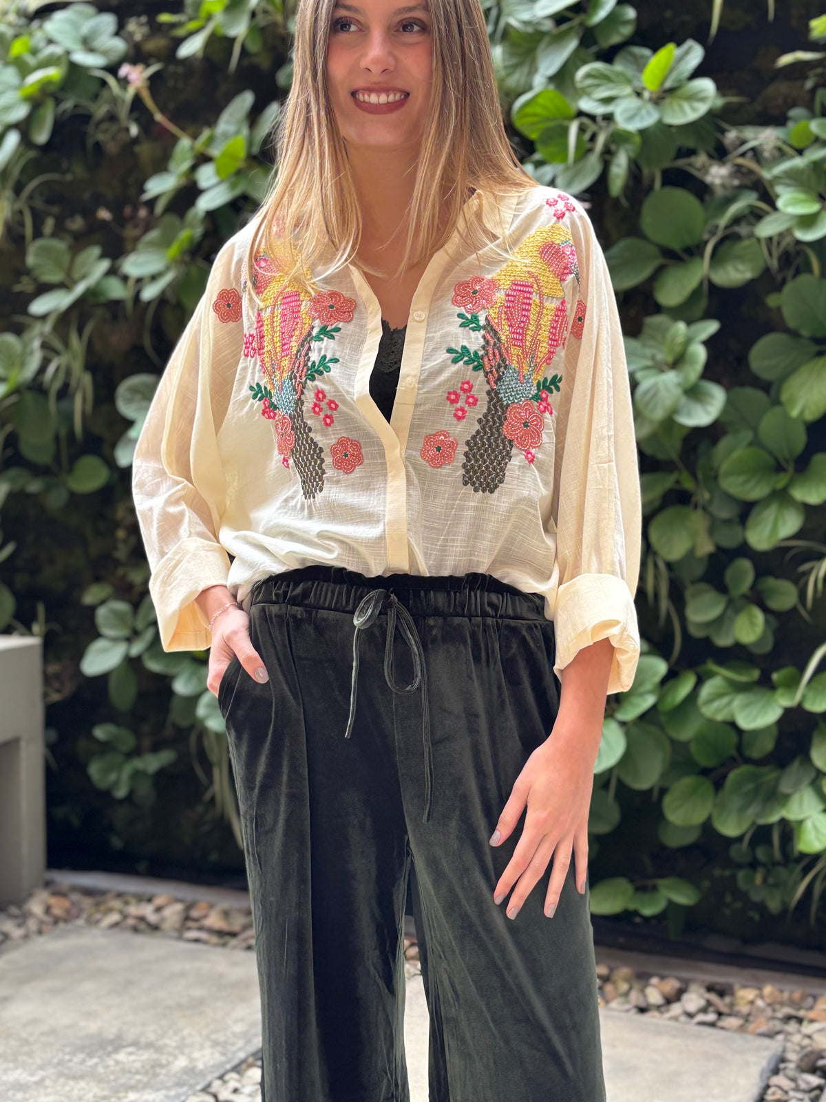 Blusa parrot