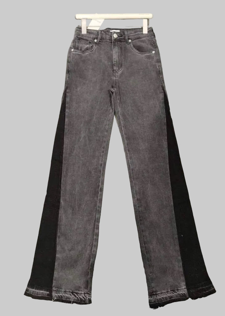 Jean wide leg paneles