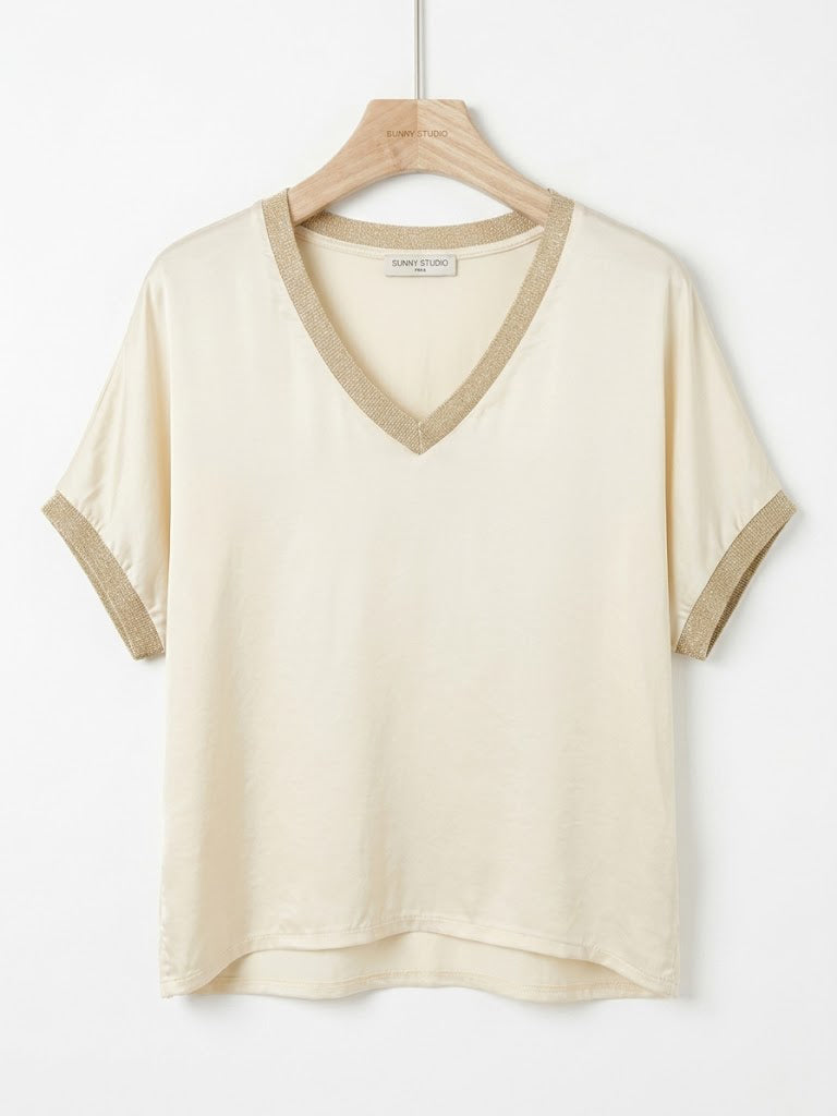 Y-Shirt viscosa