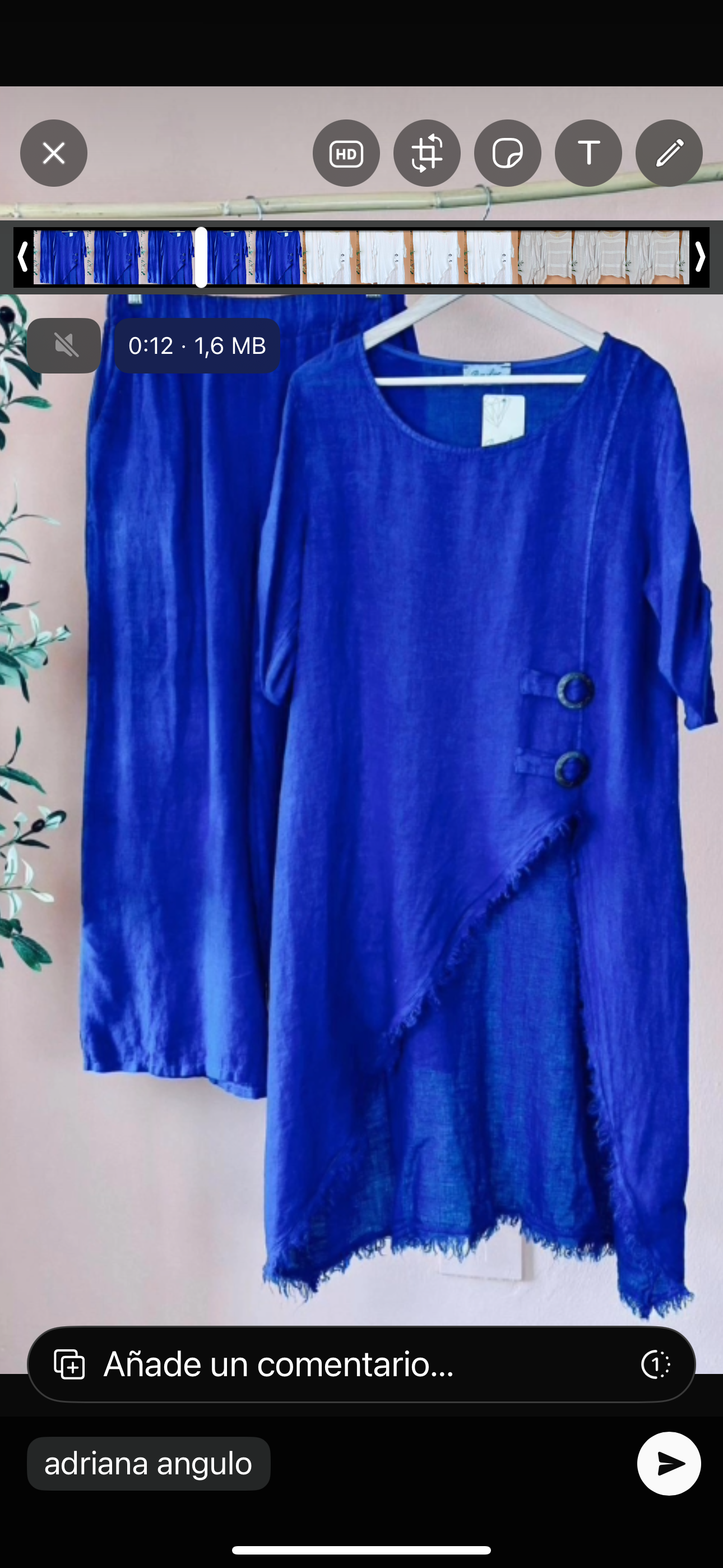 Set asimétrico largo