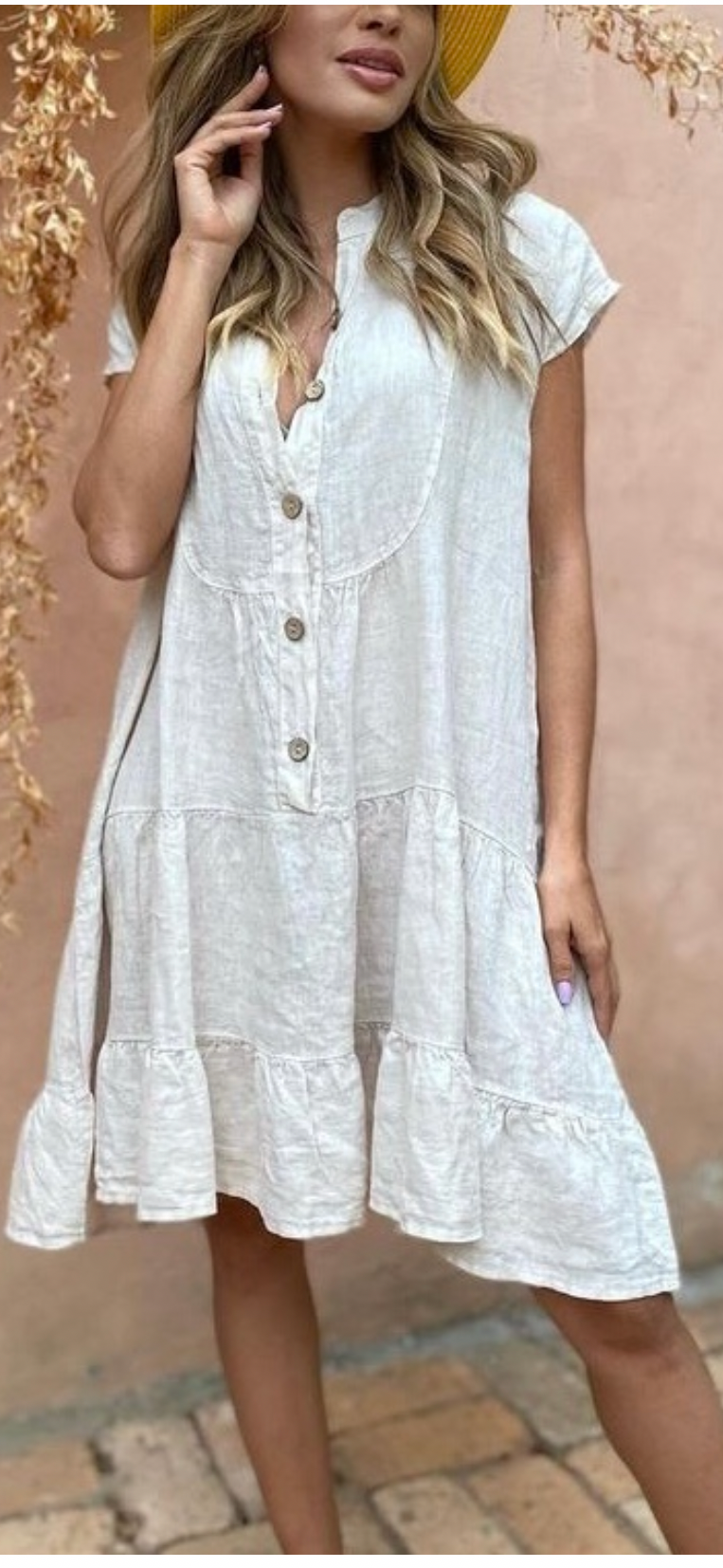Vestido lino playa