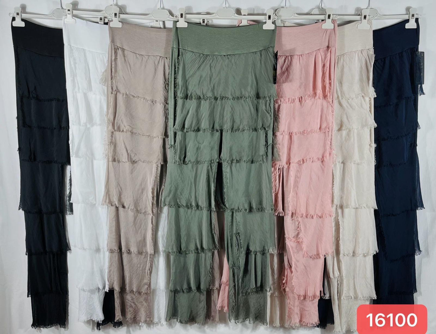 Pantalón seda capas