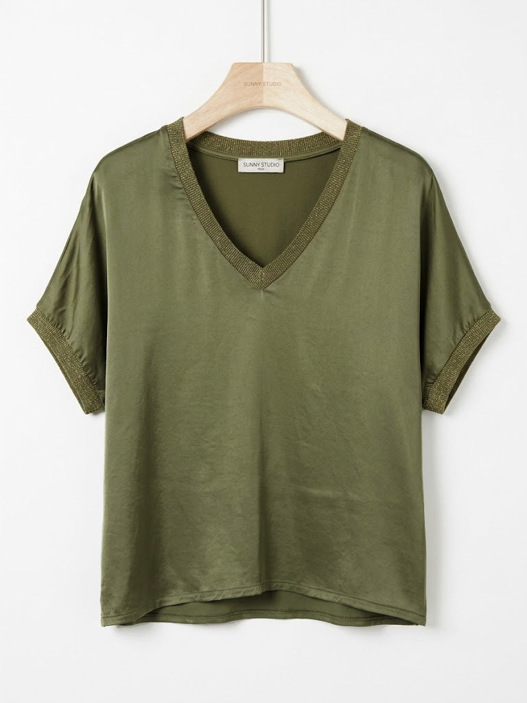 Y-Shirt viscosa