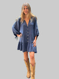 Vestido Lino Mini