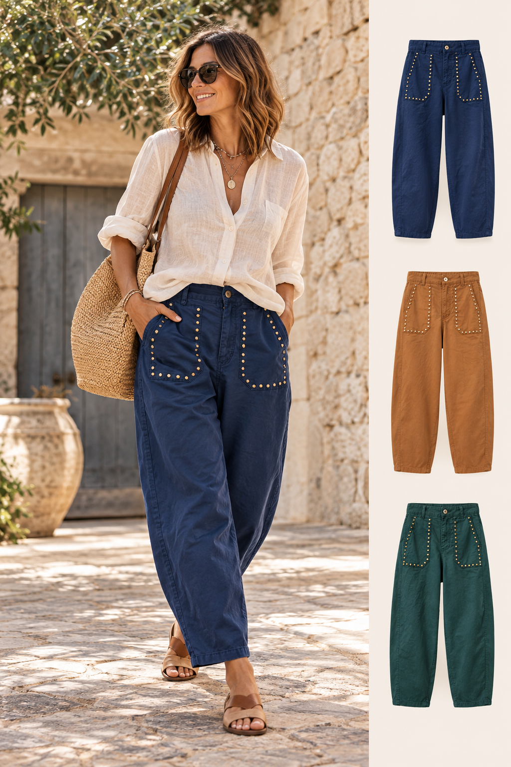 Pantalón barril