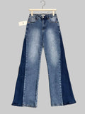 Jean wide leg paneles