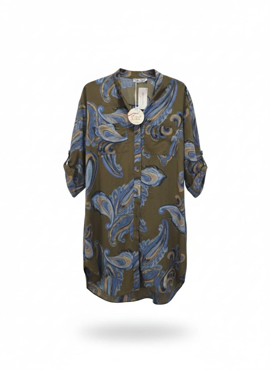 Camisero algodón arabesco