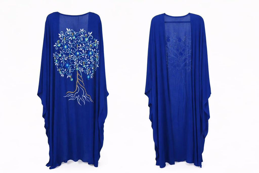 Kimono árbol pedrería ojo turco