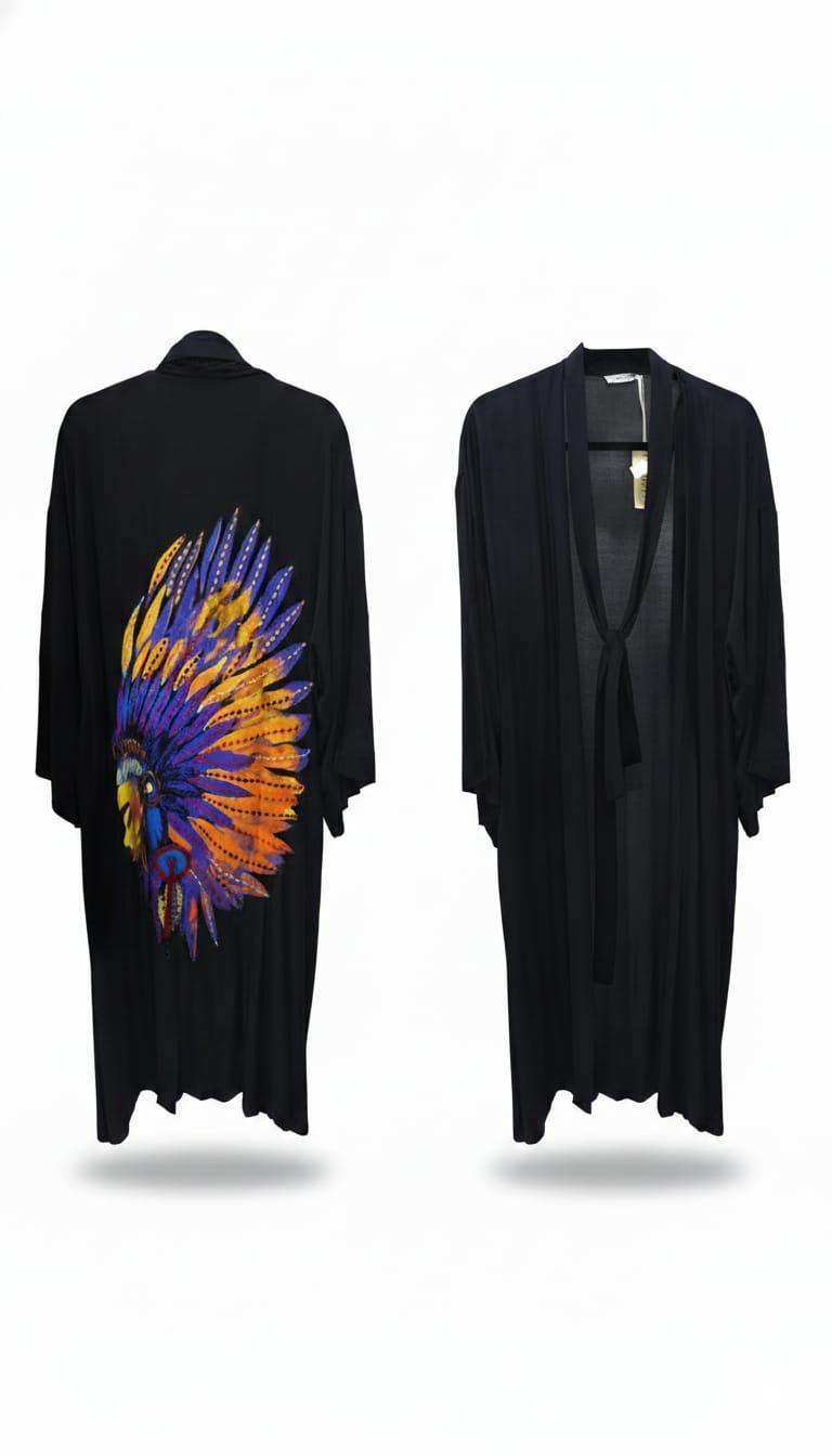 Kimono Cherokee pintado