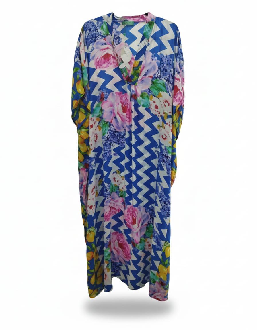 Kaftan limones manga larga