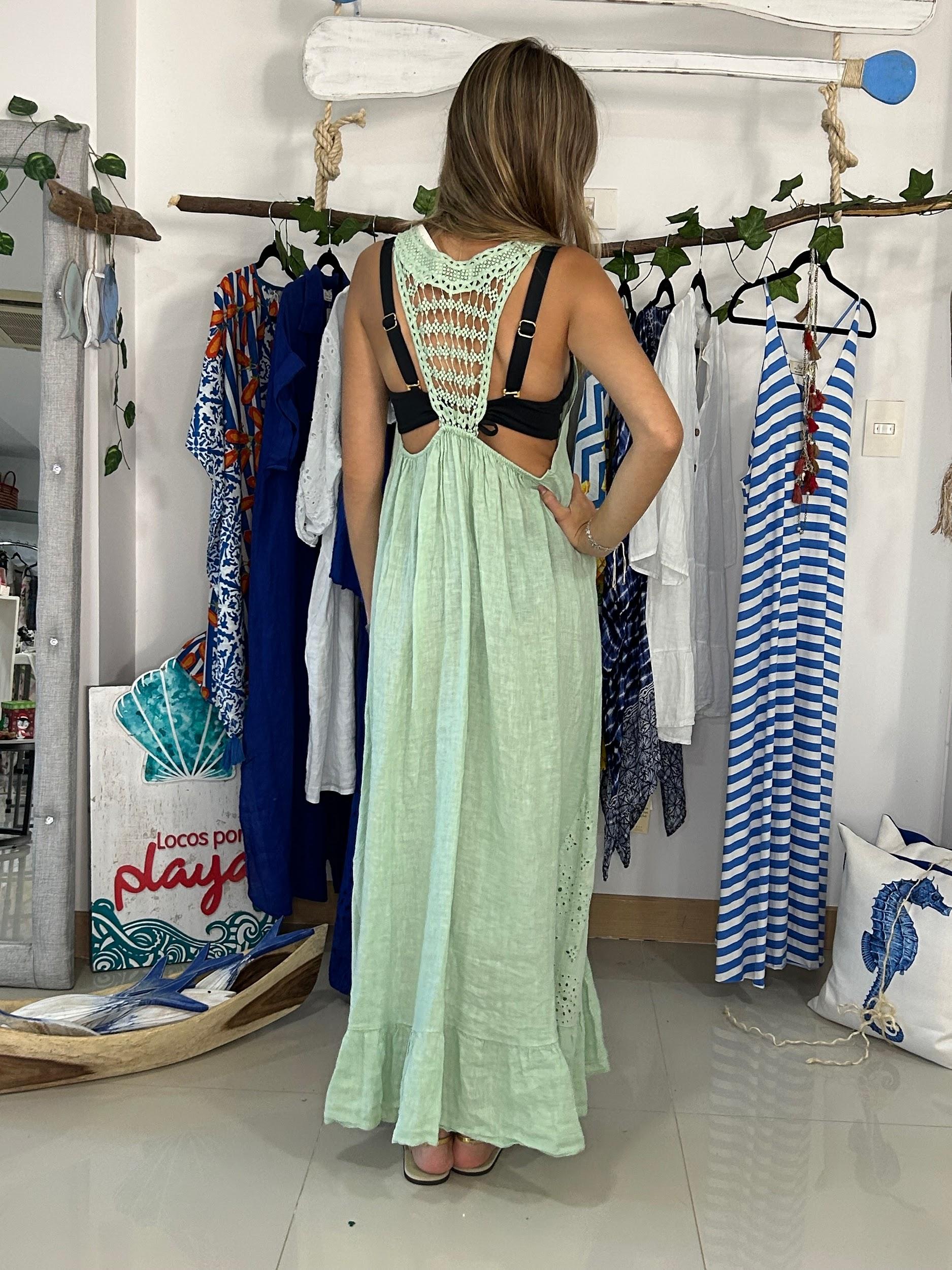 Vestido Maxi lino playa