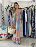 Vestido Maxi rayas Ibiza