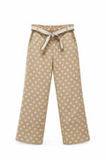Pantalon Straight Estampado Pepas