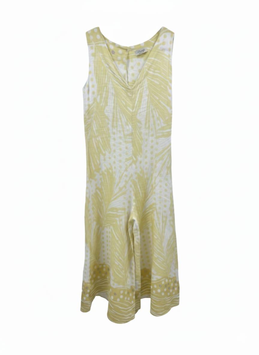 jumpsuit lino estampado