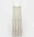 Vestido Algodon Maxi tiras unicolor