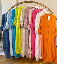 Camisero largo lino